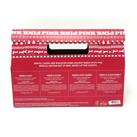 Victoria's Secret Victoria's Secret PINK Merry Mini Mist 4pc Gift Set Warm & Cozy, Fresh & Clean, Bubbly Warm & Cozy, Bubbly Fresh & Clean