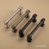 Alzassbg 10 Pack Oil Rubbed Bronze Cabinet Pulls, 4 Inch(102mm)
