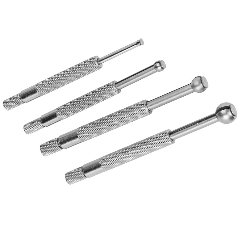 4Pcs Bore Gauge Telescopic BallType with Diamond NonSlip Handle Measuring