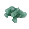 2inch Natural Jade Carved Elephant Crystal Figurine Home Decoration Furnishing