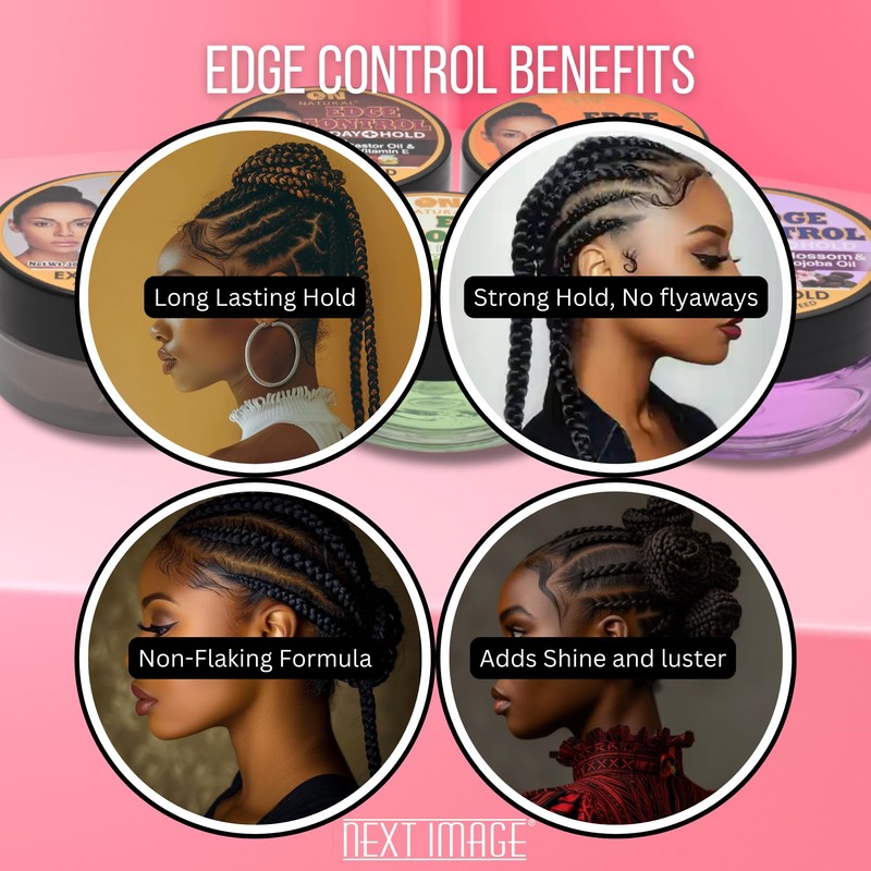 On Natural Edge Control Extreme Hold-Jamaican Black Castor Oil and