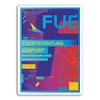 2 x 10cm FUE Fuerteventura Airport Vinyl Stickers - Spain