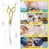 Ethyxe 7 Inch Curved Dog Grooming Scissors Made Of 440C
