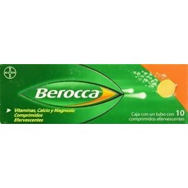 Berocca Comprimidos Efervescentes, 10 Piezas
