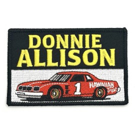 Retro Donnie Allison Hawaiian Tropic Nascar Racing Patch Iron On Vintage Style Retro