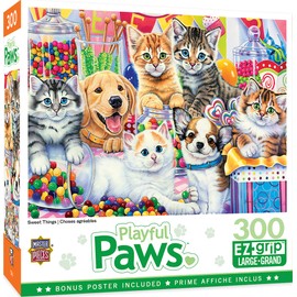 MasterPieces 300 Piece EZ Grip Jigsaw Puzzle - Sweet Things - 18"x24"
