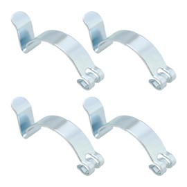 OTOTEC 4pcs Silver Car Air Filter Spring Clip Car Air Filter Clips Housing Box Clip Suitable for Most Car Air Filters Cleaner Housing Clamp