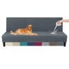 MAXIJIN Waterproof Futon Cover Full Size Washable Armless Sofa Bed