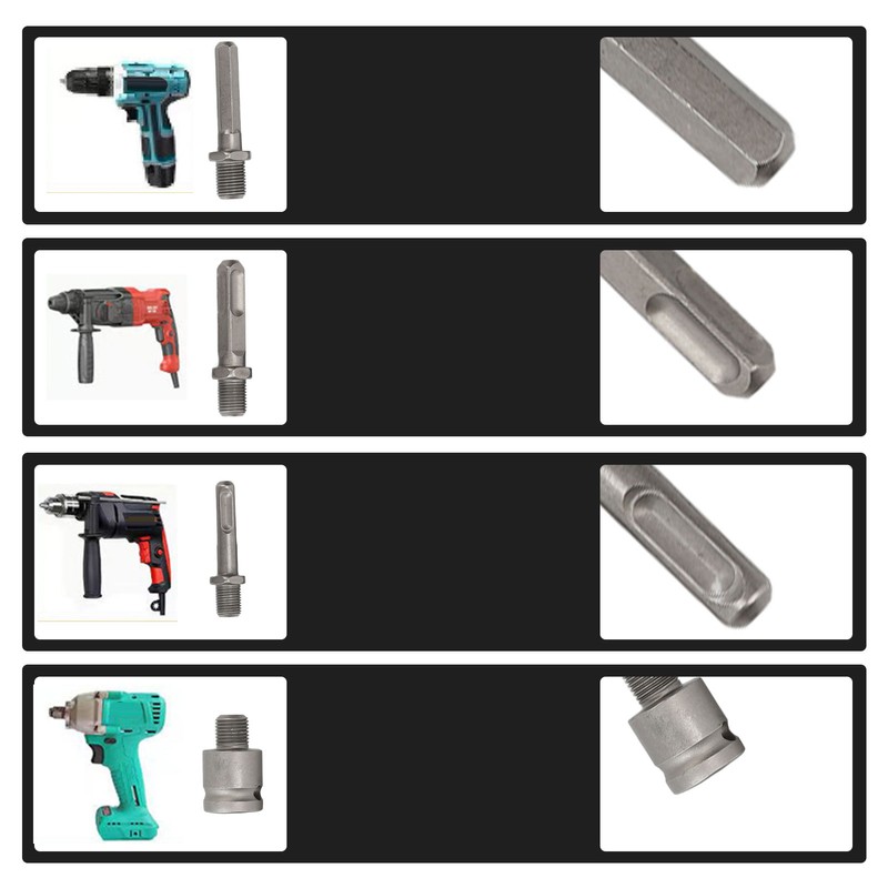 5Pcs Firewood Log Splitter Drill Bit Steel Wood Splitting Logs