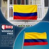 Anley Rip-Proof Double Sided 3-Ply Colombia Flag 3x5 Ft Colombian