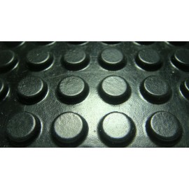 ADS ART DISPLAY SYSTEMS 28 SELF-ADHESIVE RUBBER FEET BUMPERS 3/4"  CYLINDRICAL BLACK BUMPERS + SAMPLES