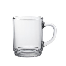 Duralex Versailles Glass Mug, 9.125 oz, Clear