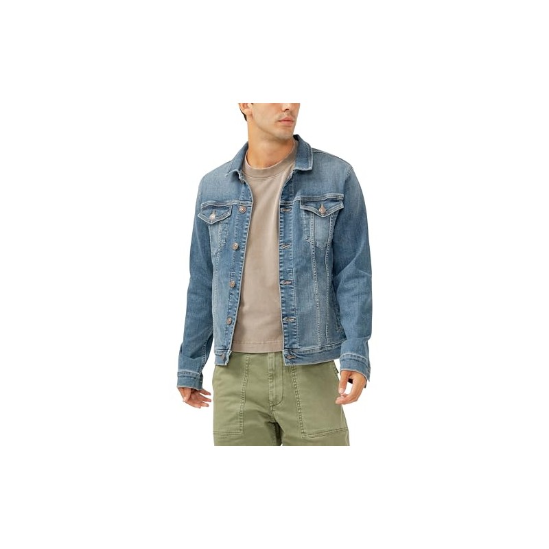 Silver Jeans Co. Men's Denim Jacket, Indigo