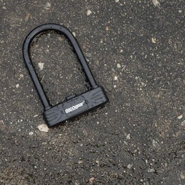 Deco Gear Heavy Duty Combination U-Lock with 16mm Rubberized Steel U-Shackle, Weatherproof Design, Great for Bikes, Motorcycles, Scooters, Gates, Fences, and More