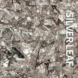 COLORBIRD Gold Foil Hair Deco Parts for Hair Gel Coming of Age of Age of Age of Art Nail Resin (Silver Foil 0.2 oz (5 g)