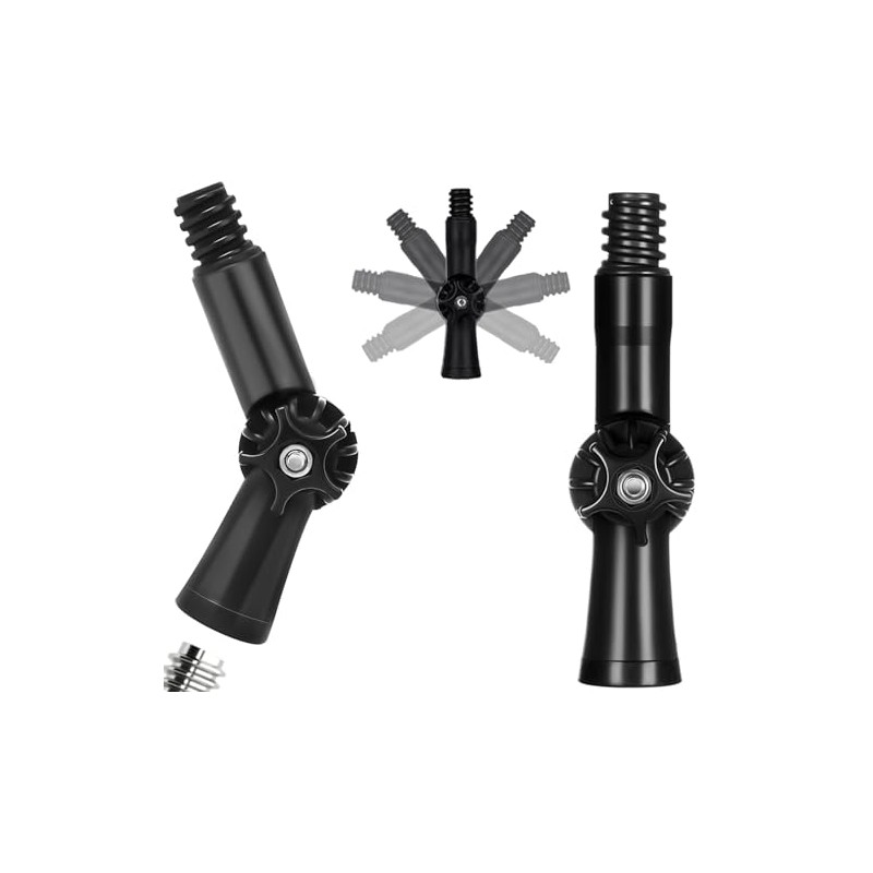 Universal Joint Angle Adaptor for Telescoping Extension Pole, (Head Only,