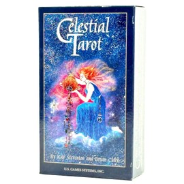 I.I.J Tarot Cards, 78 Cards, Tarot Horoscope, Astrology, Celestial Tarot, Japanese Instruction Manual Included (English Language Not Guaranteed)
