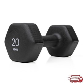 Anti-Roll Neoprene Dumbbell 20lb Weight Home Gym Strength Training & Toning New