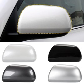 Goholy Car Door Side Rearview Mirror Cover Compatible With Toyota Highlander 2008 2009 2010 2011 2012 2013 Housing Rearview Mirror Protective Cover Pearl White Right Side