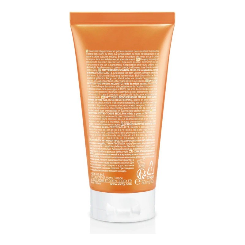 Protector Solar Spf Toque Seco Capital Soleil 50ml Vichy