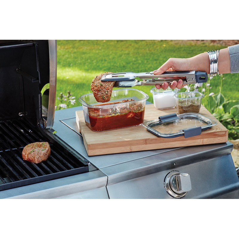 Rubbermaid Brilliance Food Storage Container, Medium Deep, 4.7 Cup, 100%