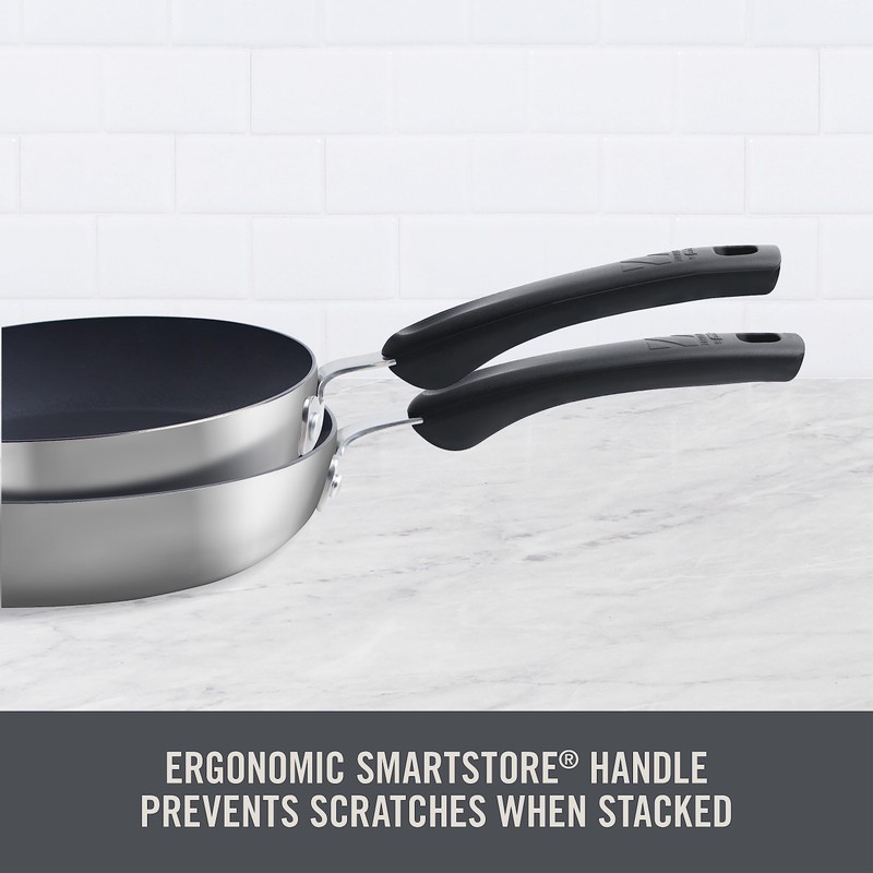 Zakarian by Dash 12" TruPro Nonstick Stainless Steel Fry Pan-