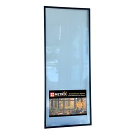 Metro Screenworks Draft Blocker - Custom Size Window Screen (Vinyl) - Wind Blocker Cold Air Window Draft Stopper, Protection, Guard, Excluder - Porch, Patio, Window Screen Replacement (Bronze)