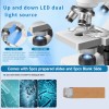 Factory Prices 2000x LED School Student Monocular Biological Microscope with