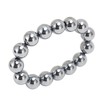 14mm Terahertz Stone Bracelet Promote Circulation Round Beads Chian Bracelet