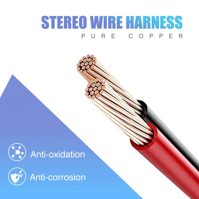 RDBS Car Radio Wire Harness Kit to Install Aftermarket Stereo