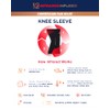 Tommie Copper Core Compression Infrared Knee Sleeve, Unisex, Men &