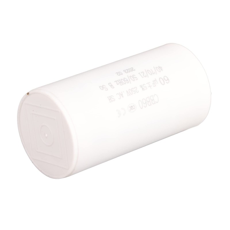 CBB60 60uF 50/60HZ AC250V Cylinder Shaped Run Round Capacitor CBB60