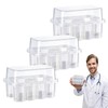 Hounyou 3Pcs Peptide Storage Case for Fridge, 10 Slots 3ml