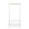 Brabantia Linn Clothes Rail with Shelves, Large, White,118265