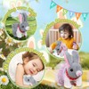 NOLAKMI Easter Bunny Stuffed Animal, Ideal Easter Gifts for Kids