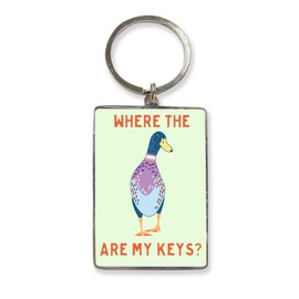 Heartwarmers & Slogans Keyring - Where the Duck are my Keys?