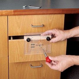 Drawer Pull JIG IT&reg; Template and Center Punch