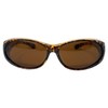 Incredible Bargains The DazzleWrap Rhinestone Polarized Fit Over Sunglasses, Tortoise