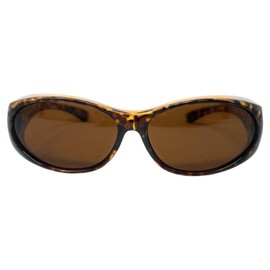 Incredible Bargains The DazzleWrap Rhinestone Polarized Fit Over Sunglasses, Tortoise Shell