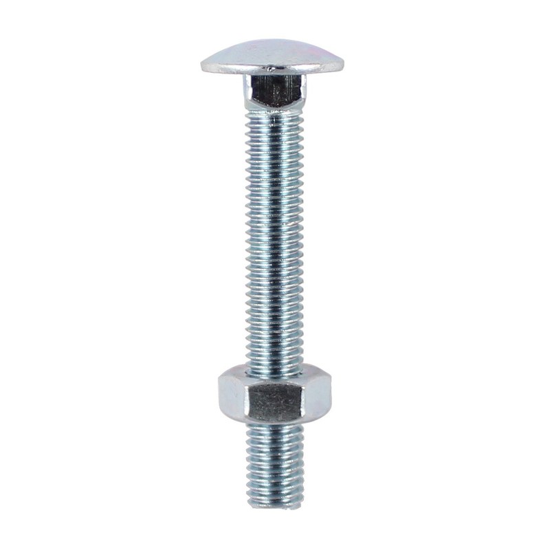 TIMCO BZP Carriage Bolt and Hex Nut - M12 x