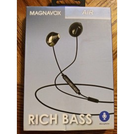 Magnavox Air Rich Bass with Microphone Answer Calls Control your Music