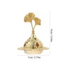 HOLIDYOYO Alloy Incense Burner Holder Retro Censer for Indoor Use