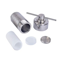 25ml Teflon Lined Hydrothermal Synthesis Autoclave Reactor 220℃ 3Mpa 304 Steel High Pressure Hydrothermal PTFE Hydrothermal Reactor Digestion Tank PTFE Vessel