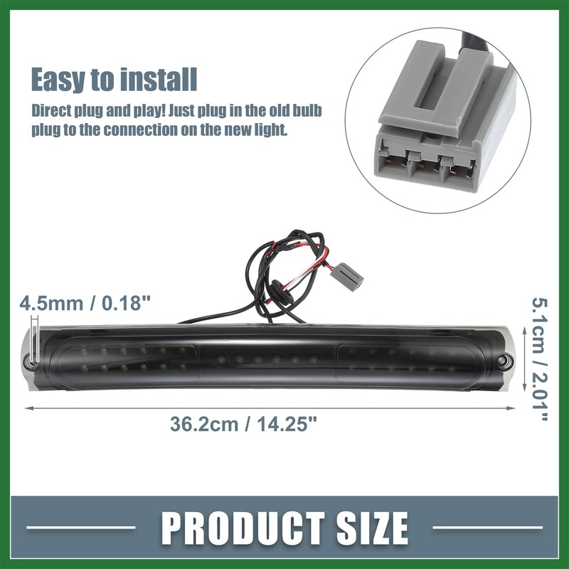 Motoforti LED Third 3rd Brake High Mount Stop Light XL3Z13A613AA