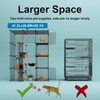 Eiiel Large Cat Cage, Enclosures Indoor with Balcony, DIY Playpen