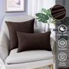BRAWARM Chenille Throw Pillow Covers 16x16 Inches - Pack of
