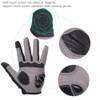 Winter Unisex Anti Collision Breathable Bike Gloves Cycling Equipment Black(black