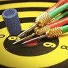 LALOCAPEYO 6PCS Dart Tip Sharpening Grinder Sand Stone Darts Burrs