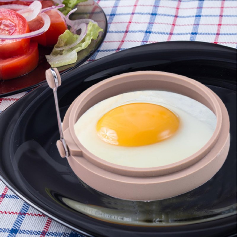 4-Pack Nordic Silicone Egg Rings, Non-Stick Egg Mold - 4