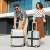 DAWNTREES Luggage Straps,4 Pack Heavy Duty Adjustable Suitcase Belt with